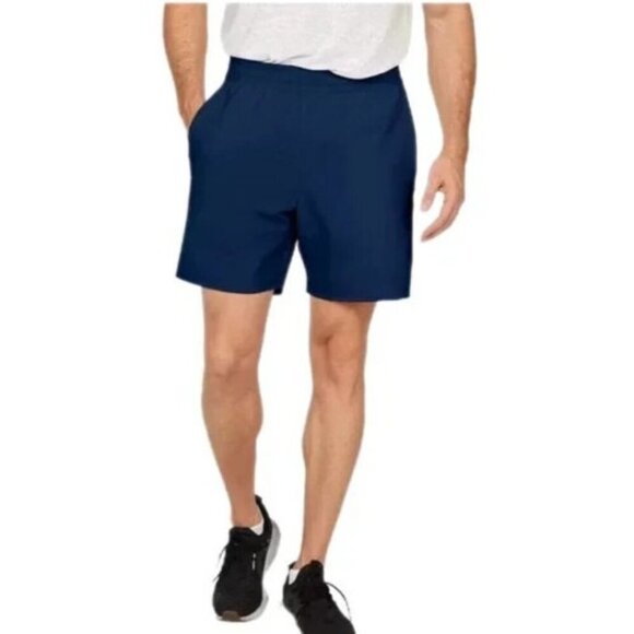 NEW Spyder Active Men's XL Blue Polyester Blend Athletic Shorts With Elastic - Picture 1 of 11